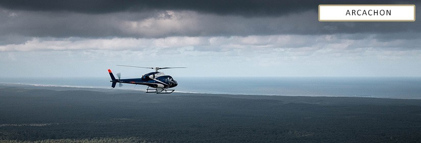 Vols Touristiques en Hélicoptère au départ d'Arcachon