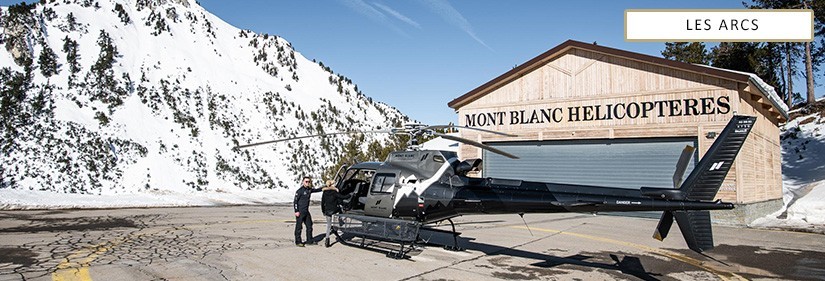 Vols en Hélicoptère autour du Mont Blanc au départ des Arcs | Mont Blanc Hélicoptères